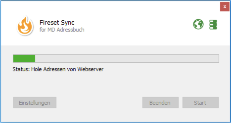 Fireset Sync for MD Adressbuch